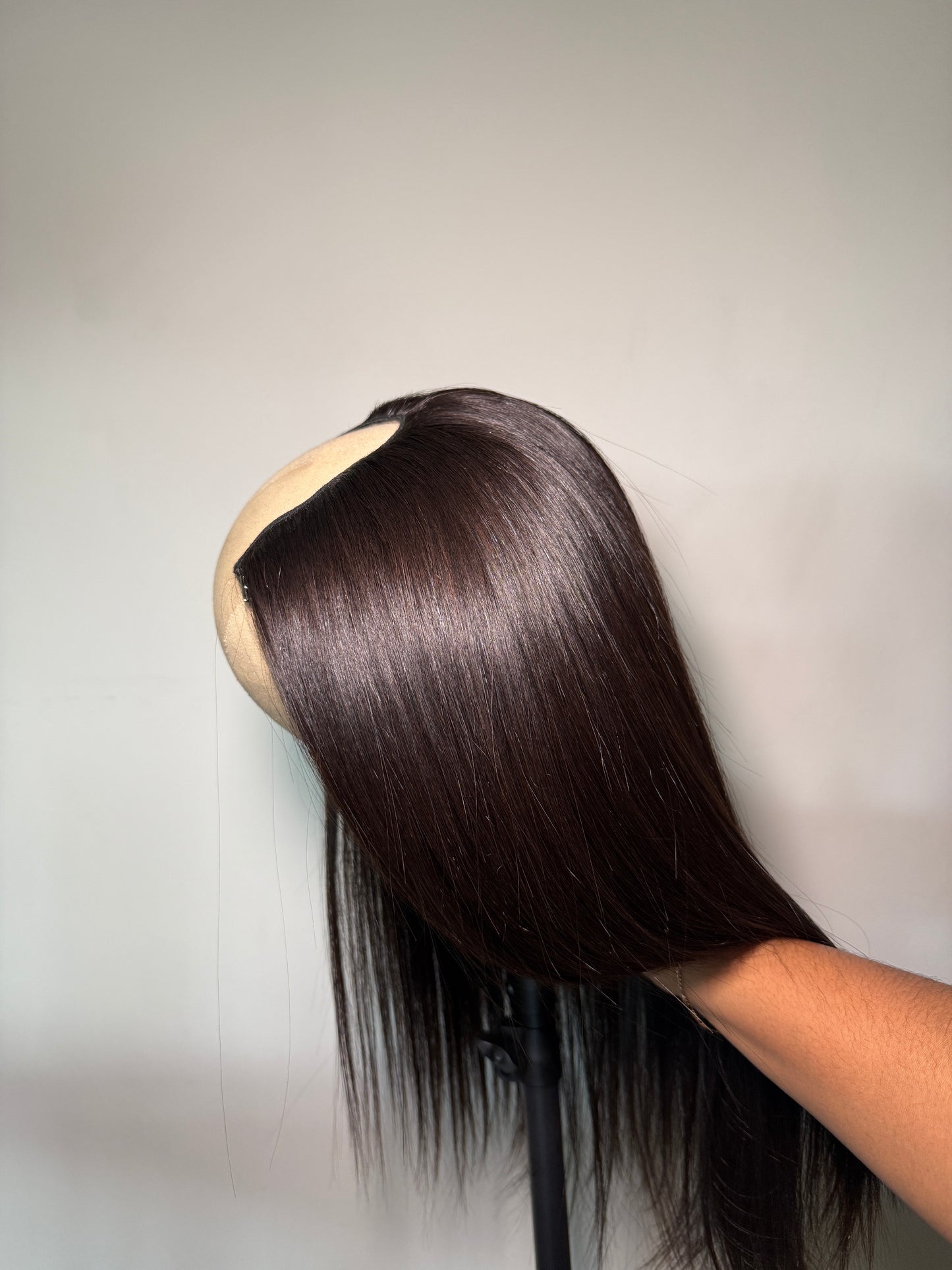 NATURAL STRAIGHT 2X4 U PART WIG