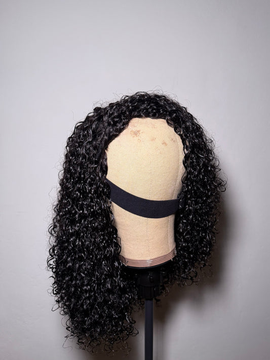 Halo Curl Half Wig